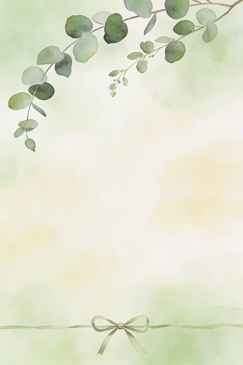 Ilustración watercolor-of-trailing-eu para save-the-date