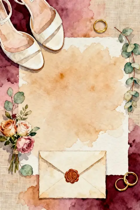 Ilustración watercolor-painting-23-po para save-the-date