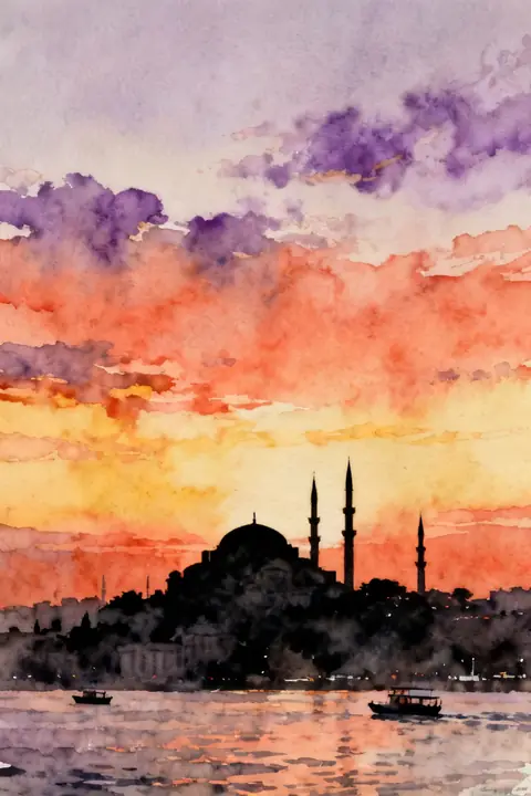 Ilustración watercolor-painting-23-po para save-the-date