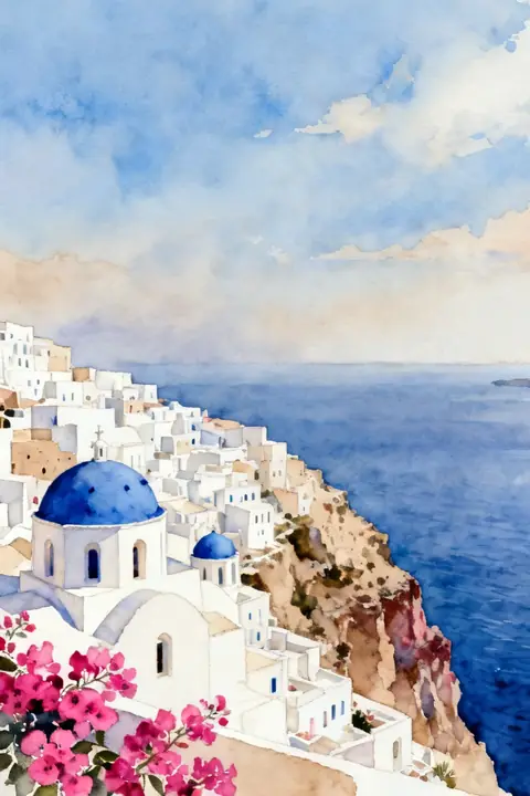 Ilustración watercolor-painting-23-po para save-the-date