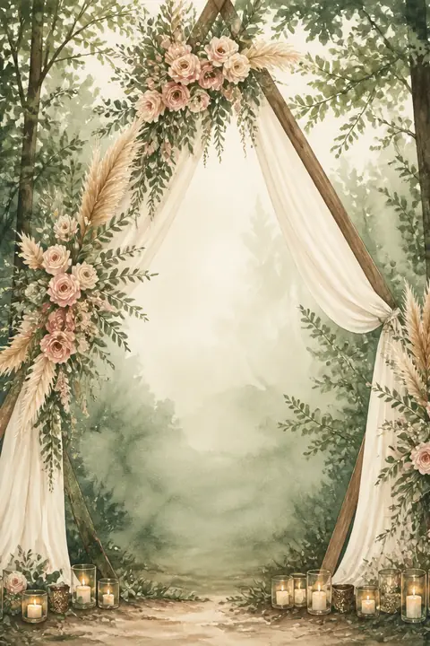 Ilustración watercolor-painting-23-po para save-the-date