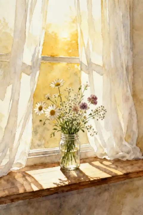 Ilustración watercolor-still-life-of- para save-the-date