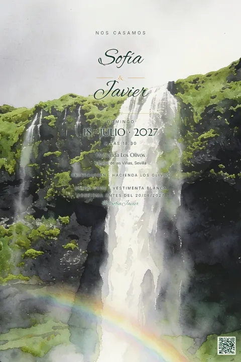 Vista previa de la plantilla Cataratas de Islandia