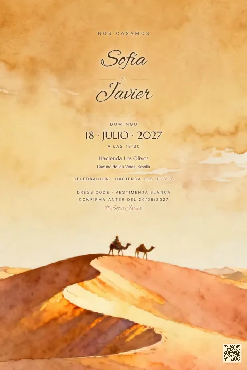 Vista previa de la plantilla Dunas del Desierto