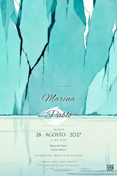 Vista previa de la plantilla Glaciar de la Patagonia
