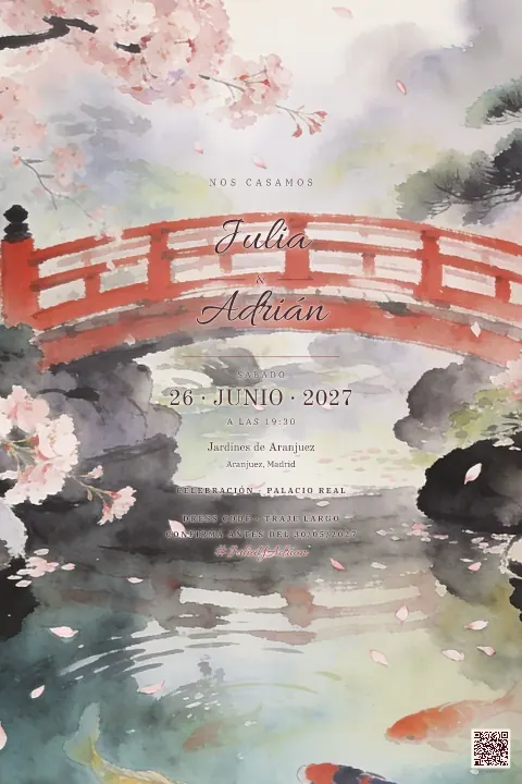 Vista previa de la plantilla Jardín Japonés