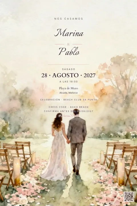Vista previa de la plantilla Pasillo de Pétalos