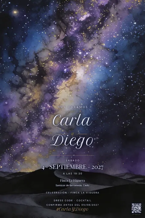 Categoría Nocturnas & cosmos: ejemplo de plantilla