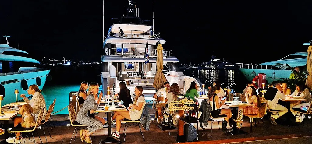Photo of AMORE E FANTASIA Frontline in Puerto Banus, Italian Restaurant with Wood Fired Pizza, Outdoor Terrace with Sea & Yacht Views